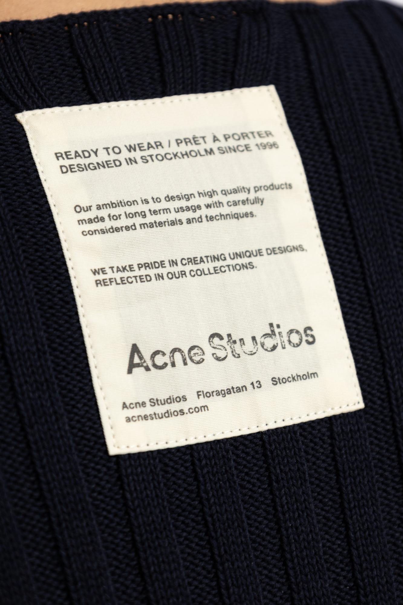 Acne Studios Ribbed Sweater | Women's | Vitkac